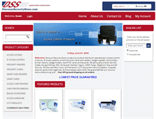 Tablet Screenshot of discountsecuritystore.com